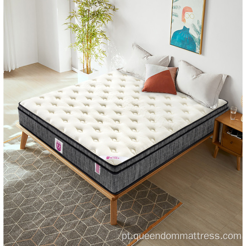 Cama em casa 7-zona Pocket Pocket Latex Spring Mattress